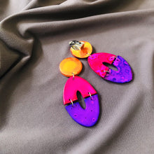 Long Artsy Clip On Earrings for Non-Pierced Ears, Handmade – "Zoe"