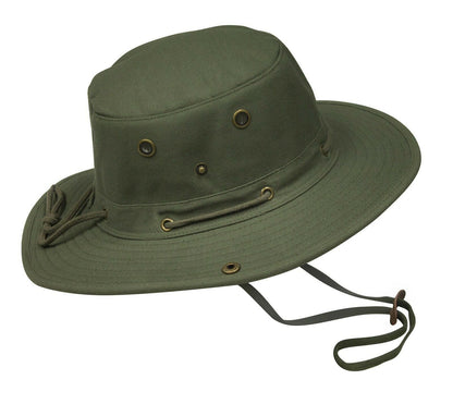 Misty Mountain Canvas Bosun Sun Hats with Snap Sides & Floating Brim Navy S