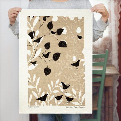 Tea Towel - Botanical Bird
