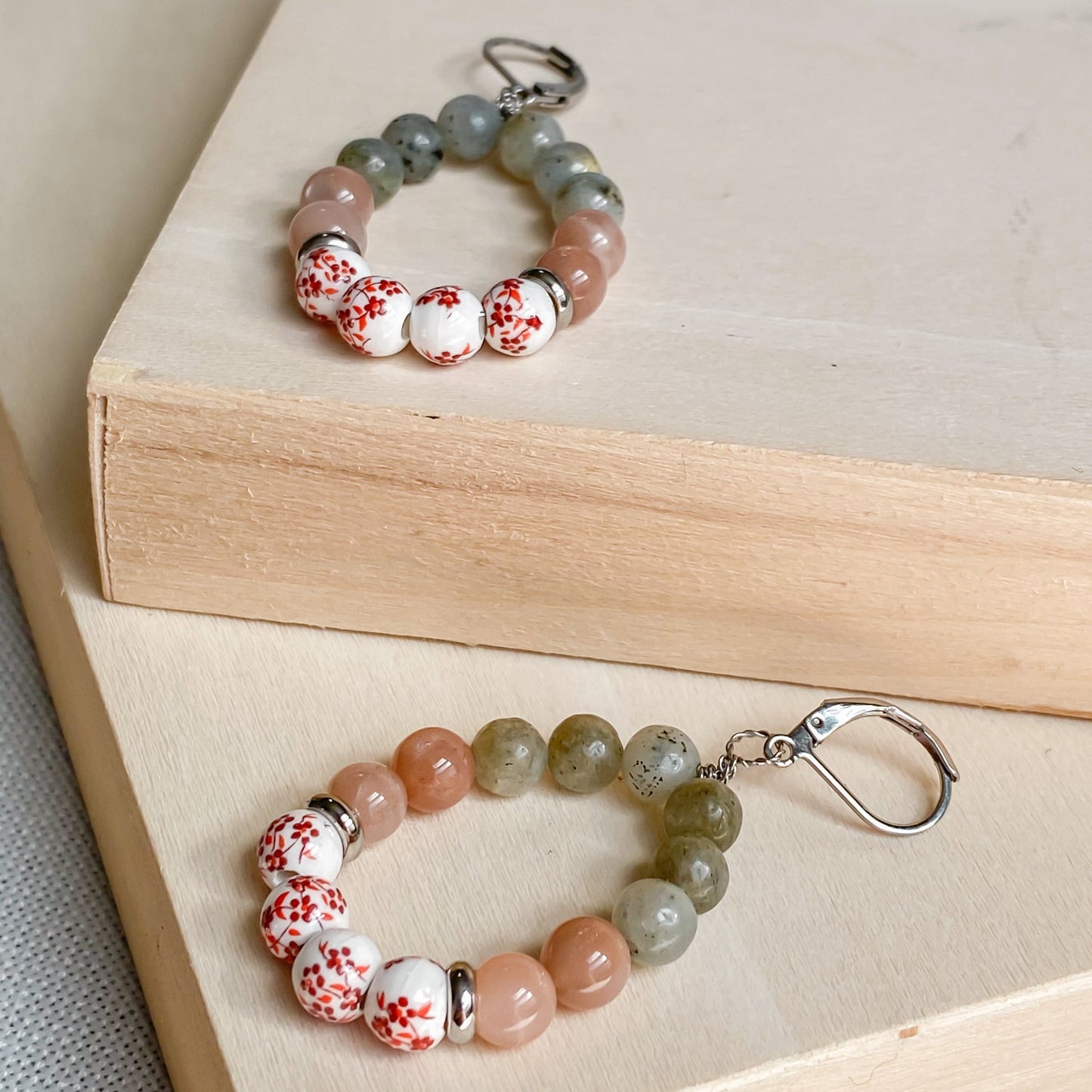 Bohemian Natural Stone Earrings | CAPRI