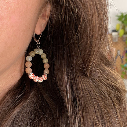 Bohemian Natural Stone Earrings | CAPRI