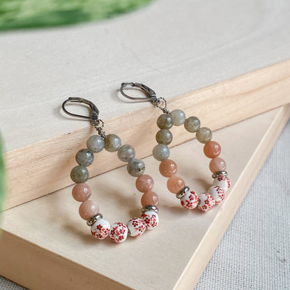 Bohemian Natural Stone Earrings | CAPRI