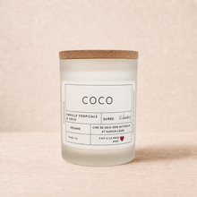 Bougie lait de coco & vanille 7oz