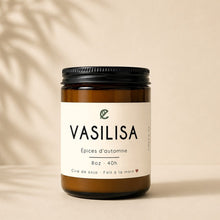 Bougie de soya VASILISA épices d'automne