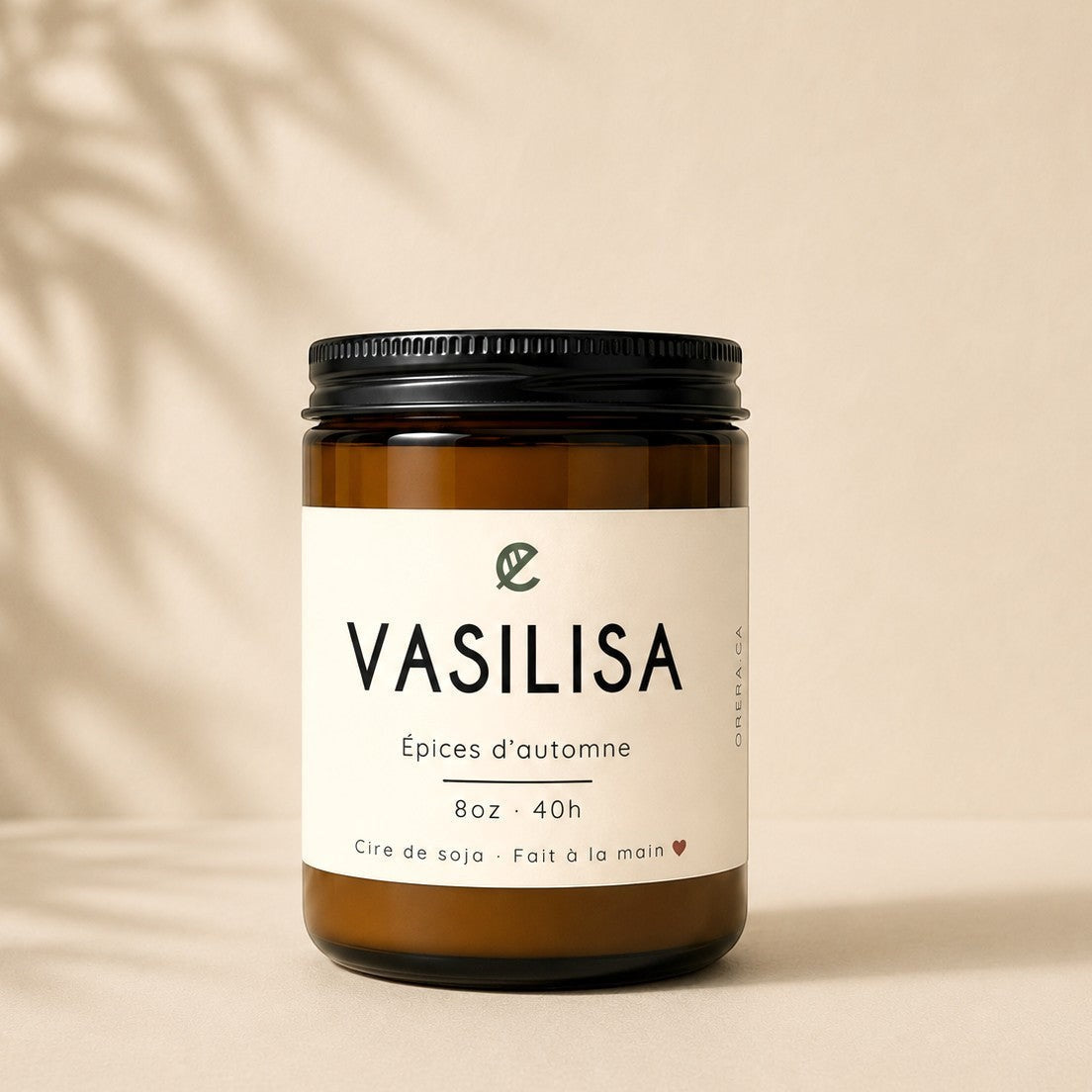 Bougie de soja VASILISA épices d'automne