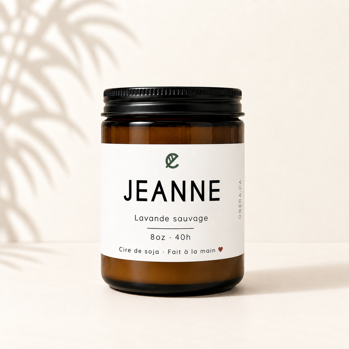 Bougie de soya JEANNE lavande sauvage