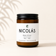 Bougie de soya NICOLÁS  baies d'hiver