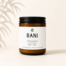 Bougie de soja RANI chaï tropical