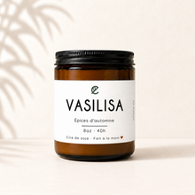 Bougie de soya VASILISA épices d'automne