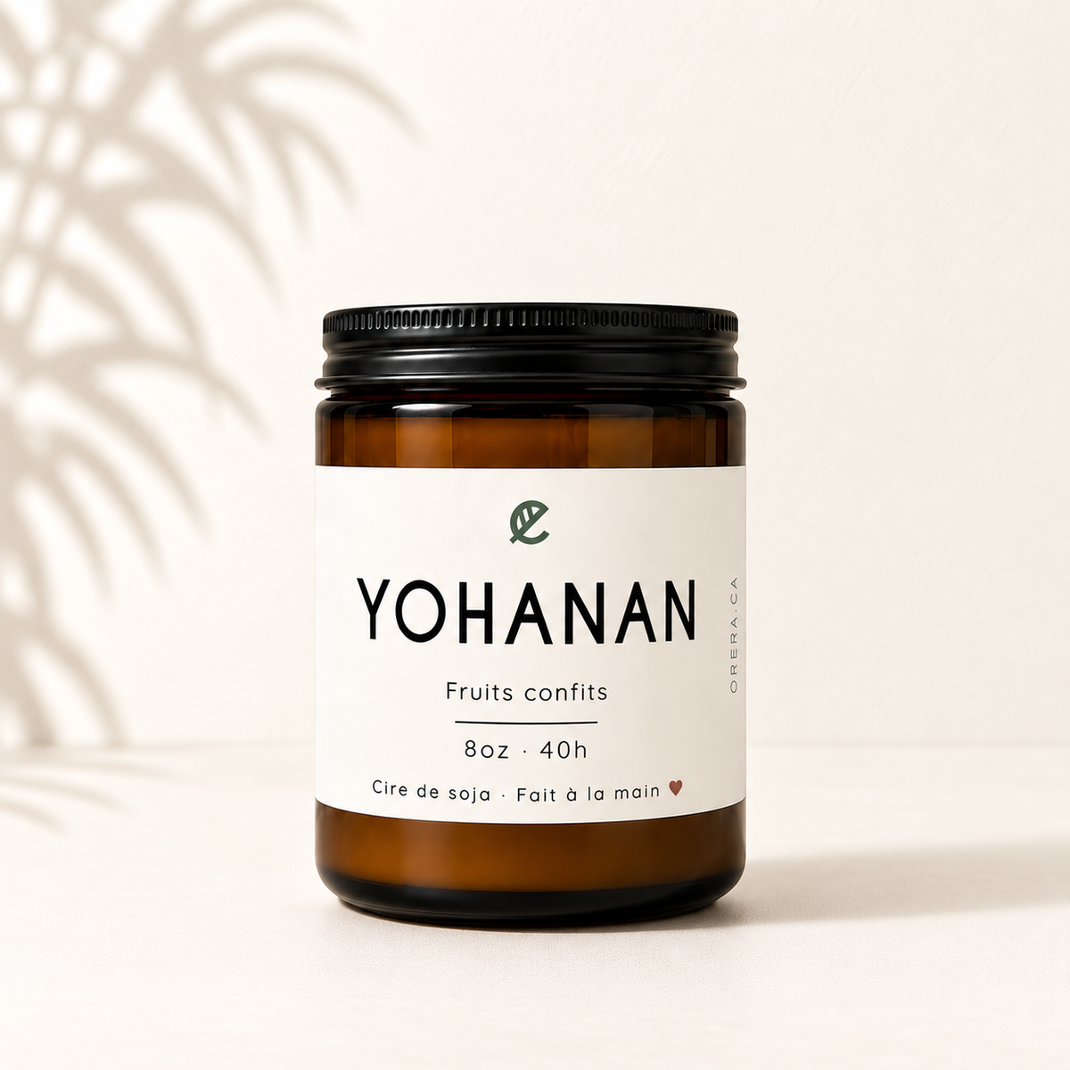 Bougie de soja YOHANAN fruits confits