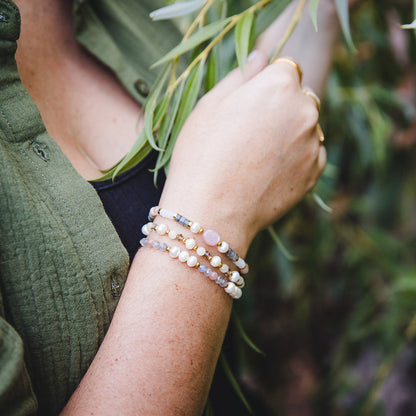 HÉCATE | Natural stones, freshwater pearls and gold-plated stainless steel