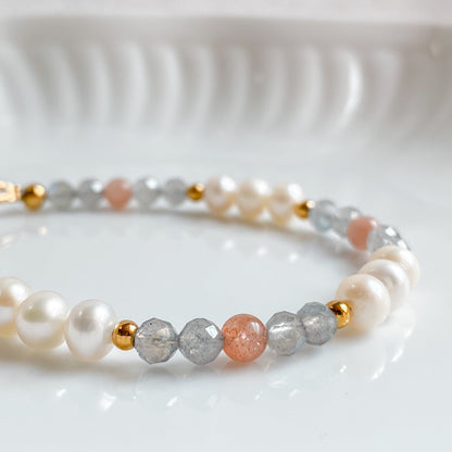 NÉRIDA | Bracelet de perles d'eau douce pour femmes