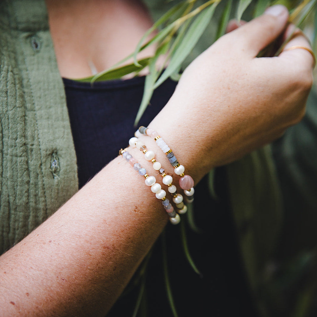 NÉRIDA | Bracelet de perles d'eau douce pour femmes