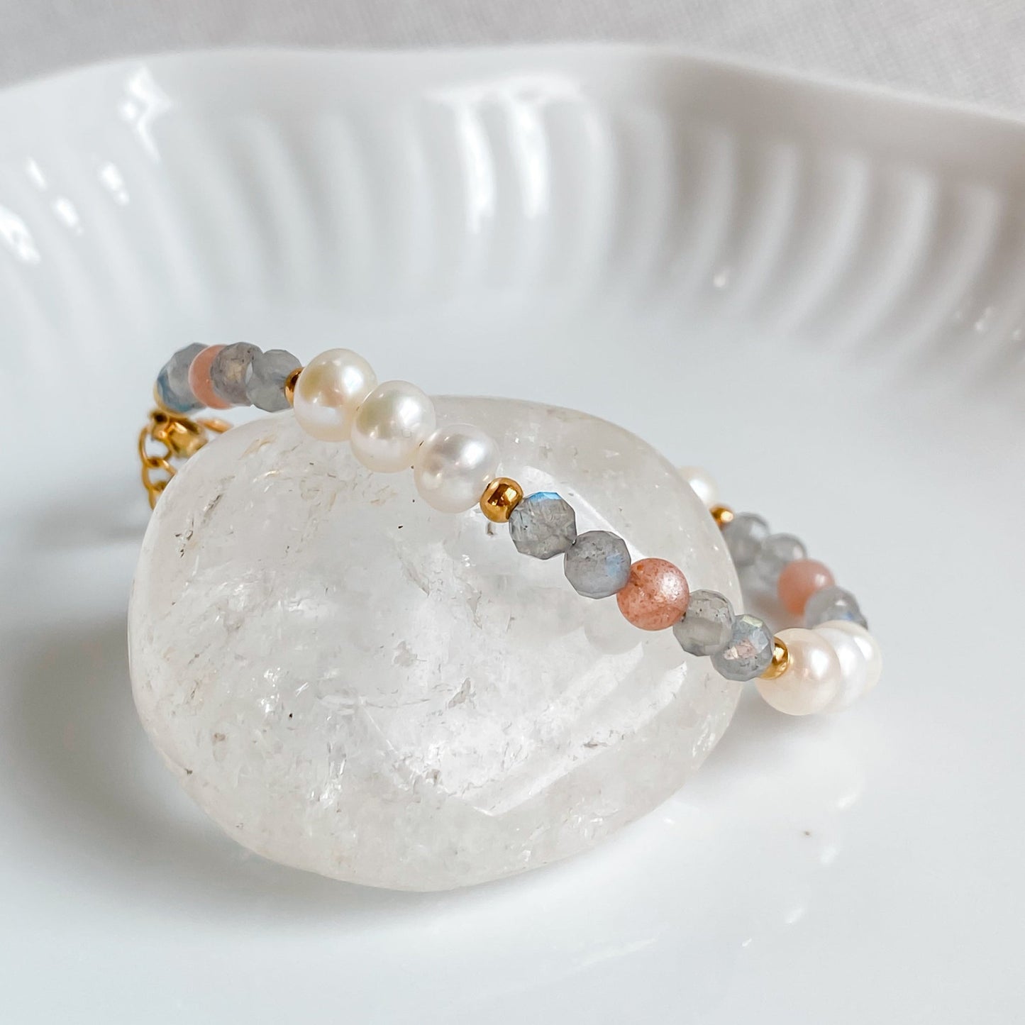 NÉRIDA | Bracelet de perles d'eau douce pour femmes