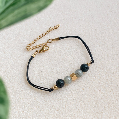 Cord bracelet essential oil diffuser | NOCTIS