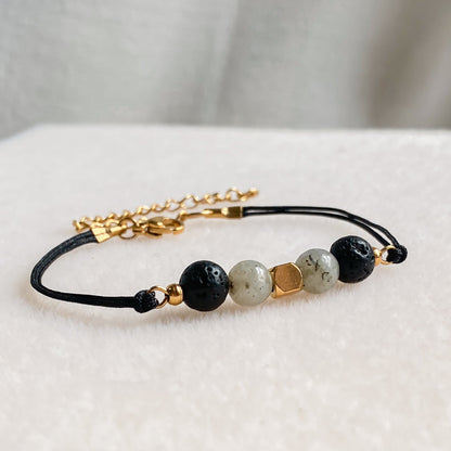 Cord bracelet essential oil diffuser | NOCTIS