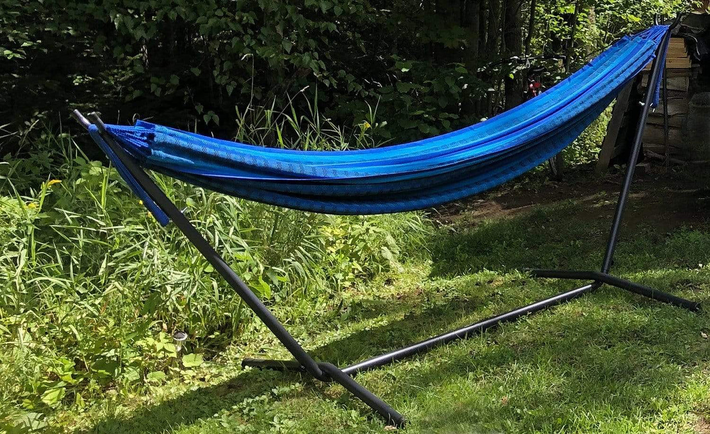 Hamac double de style brésilien de qualité supérieure avec support universel