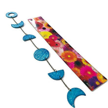 Bright Blue Moon Phase Wall Hanging for Nursery