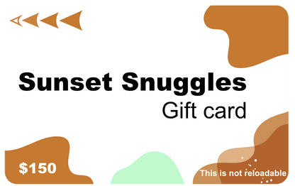 Cartes cadeaux Câlins au coucher du soleil