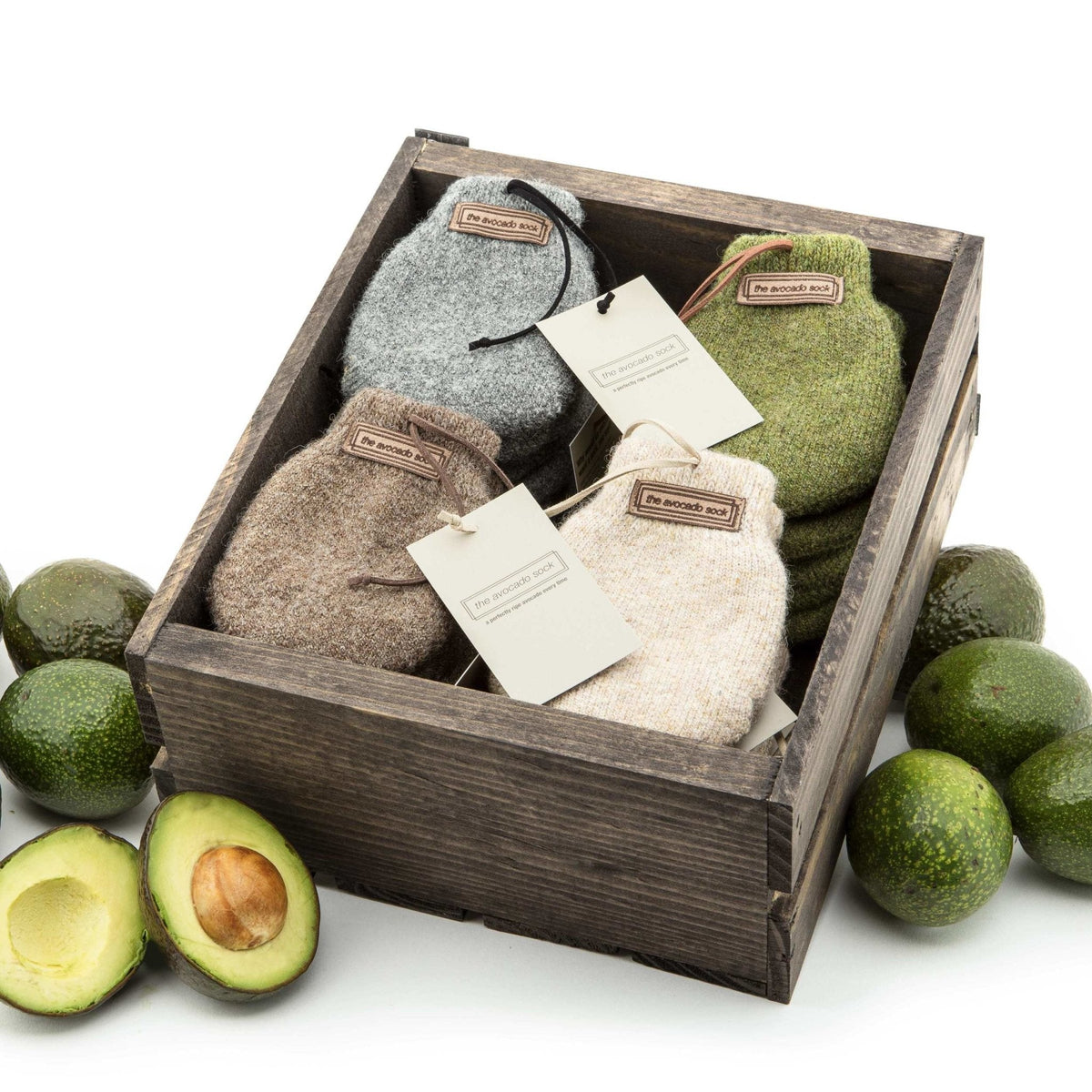 Brown Avocado Ripener Sock