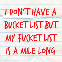 Coasters or Magnets - Bucket List