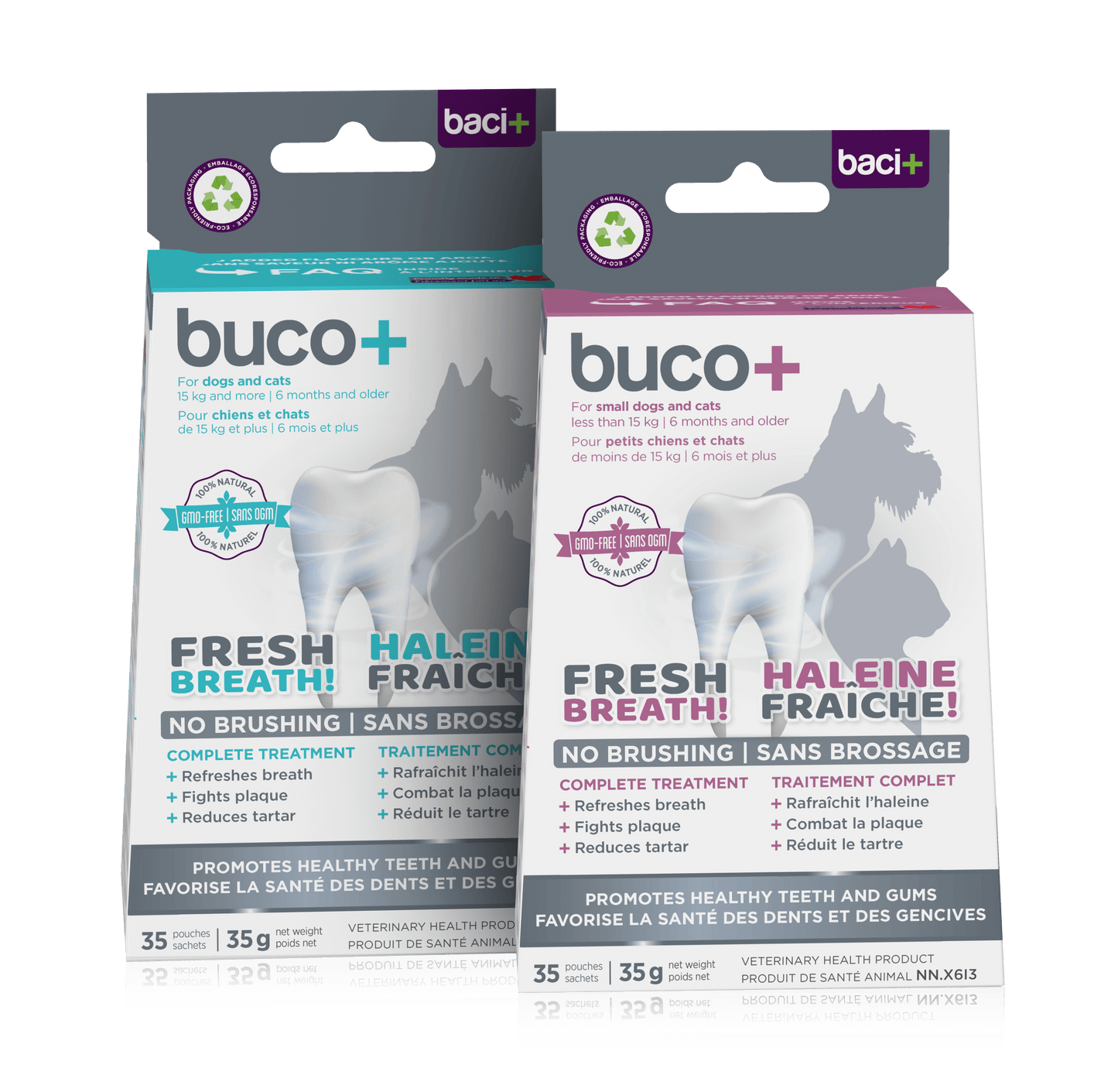 Buco+ 150mg – Natural Dental Care for Dogs and Cats +15KG