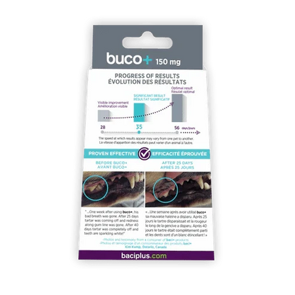 Buco+ 150mg – Natural Dental Care for Dogs and Cats +15KG