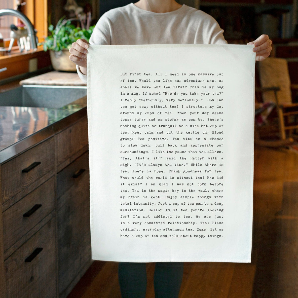Tea Towel - Typewriter - But First
