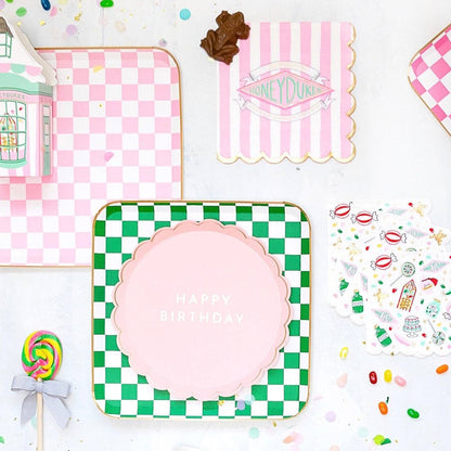 Assiettes à Carreaux Harry Potter Honeydukes