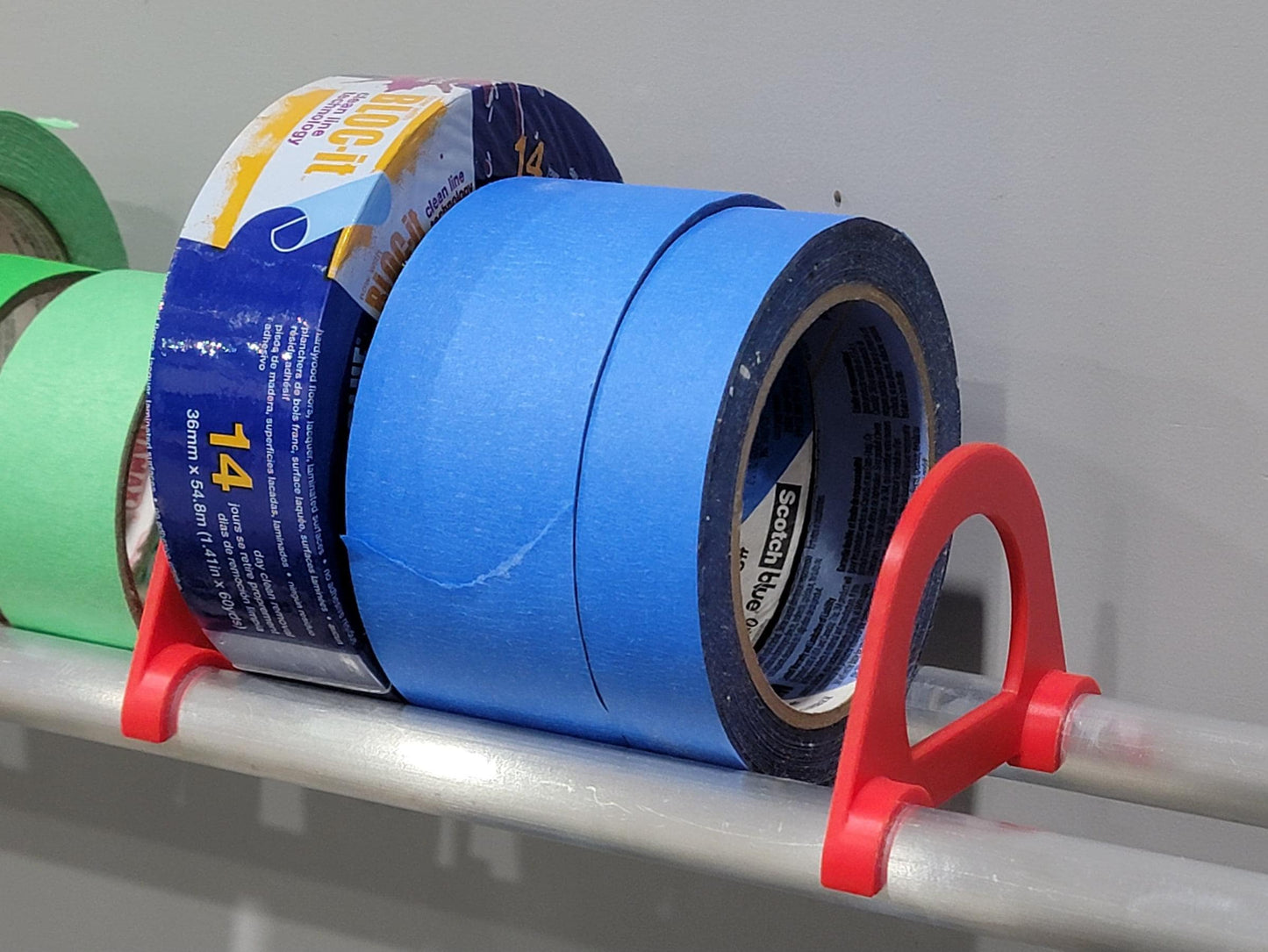 Tape Storage Rack Wall Mounted