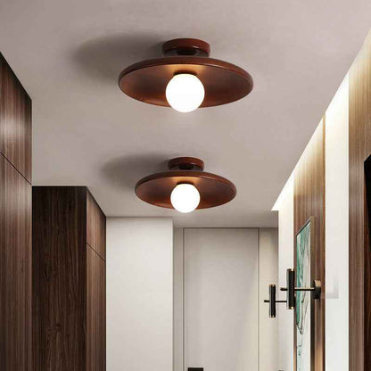 Aisle Ceiling Lamp Solid Wood Modern Minimalist Lamps