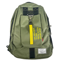 Europe Bound Heavy-Duty Vintage Parachute Backpacks 40L Rugged School Daypacks