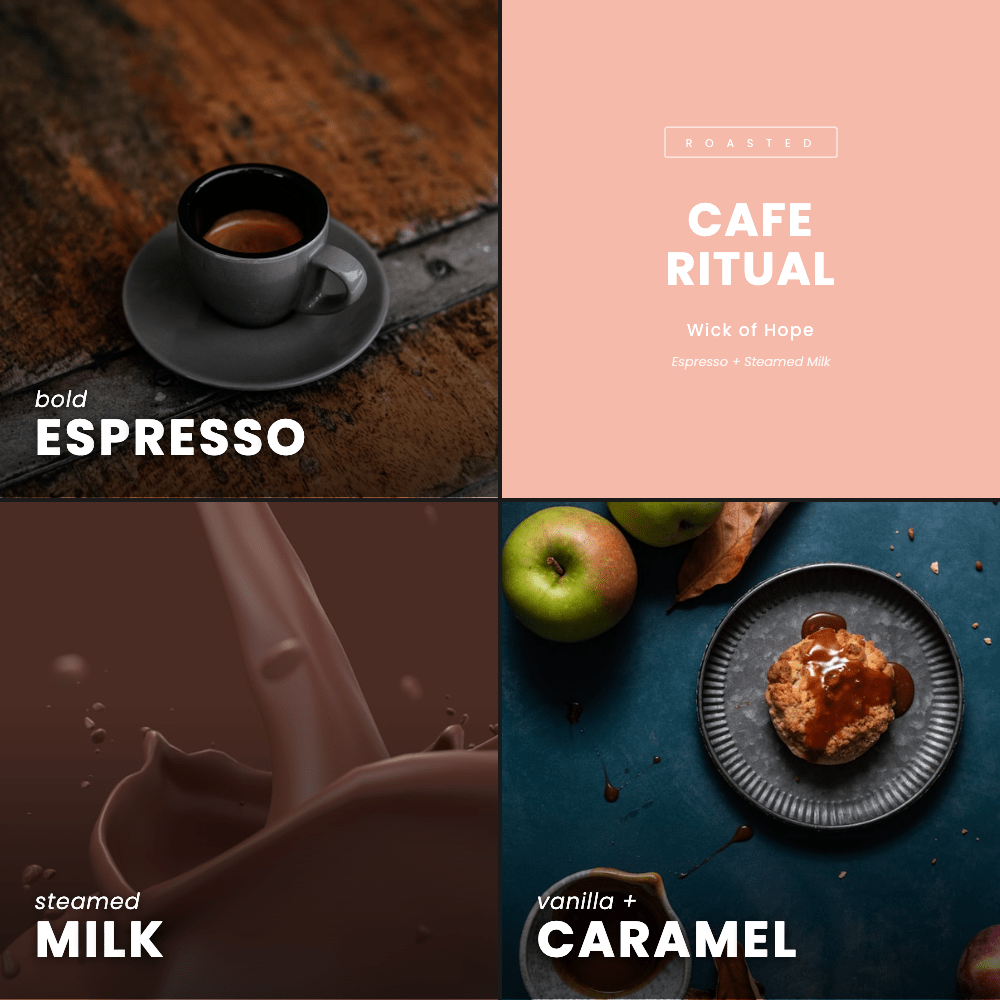 Cafe Ritual Candle | Espresso + Steamed Milk