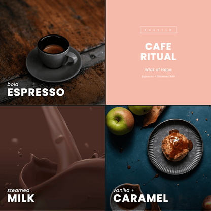 Cafe Ritual Candle | Espresso + Steamed Milk