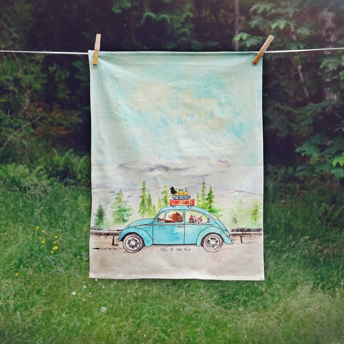Tea Towel - Lost & Found - Call of the Wild