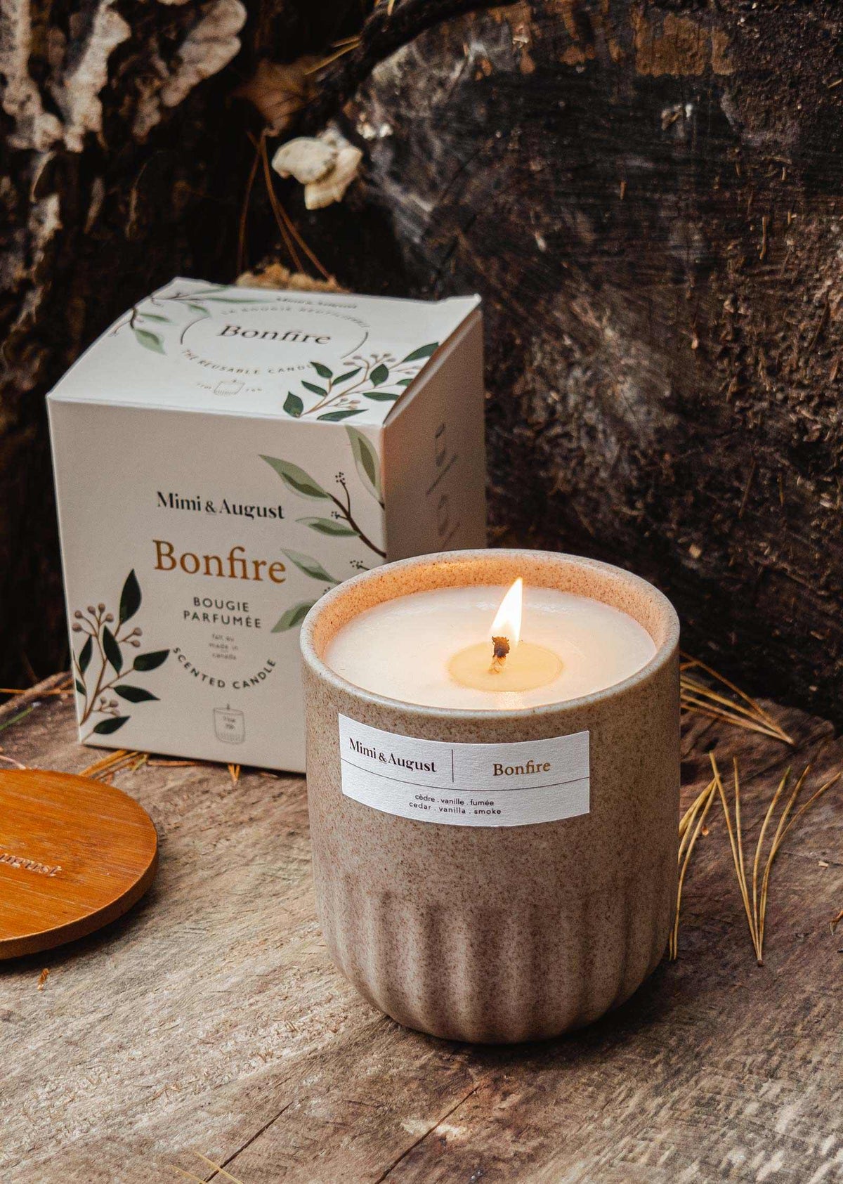 Bonfire - Bougie Réutilisable