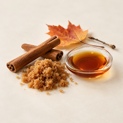 Bougie de soya ADÈLE cannelle et cassonade