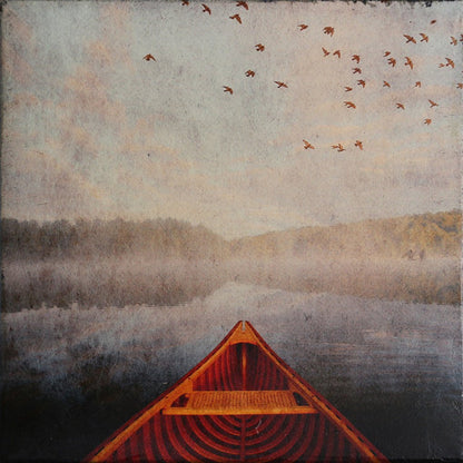 Marble Coasters - Lost & Found - Canoe