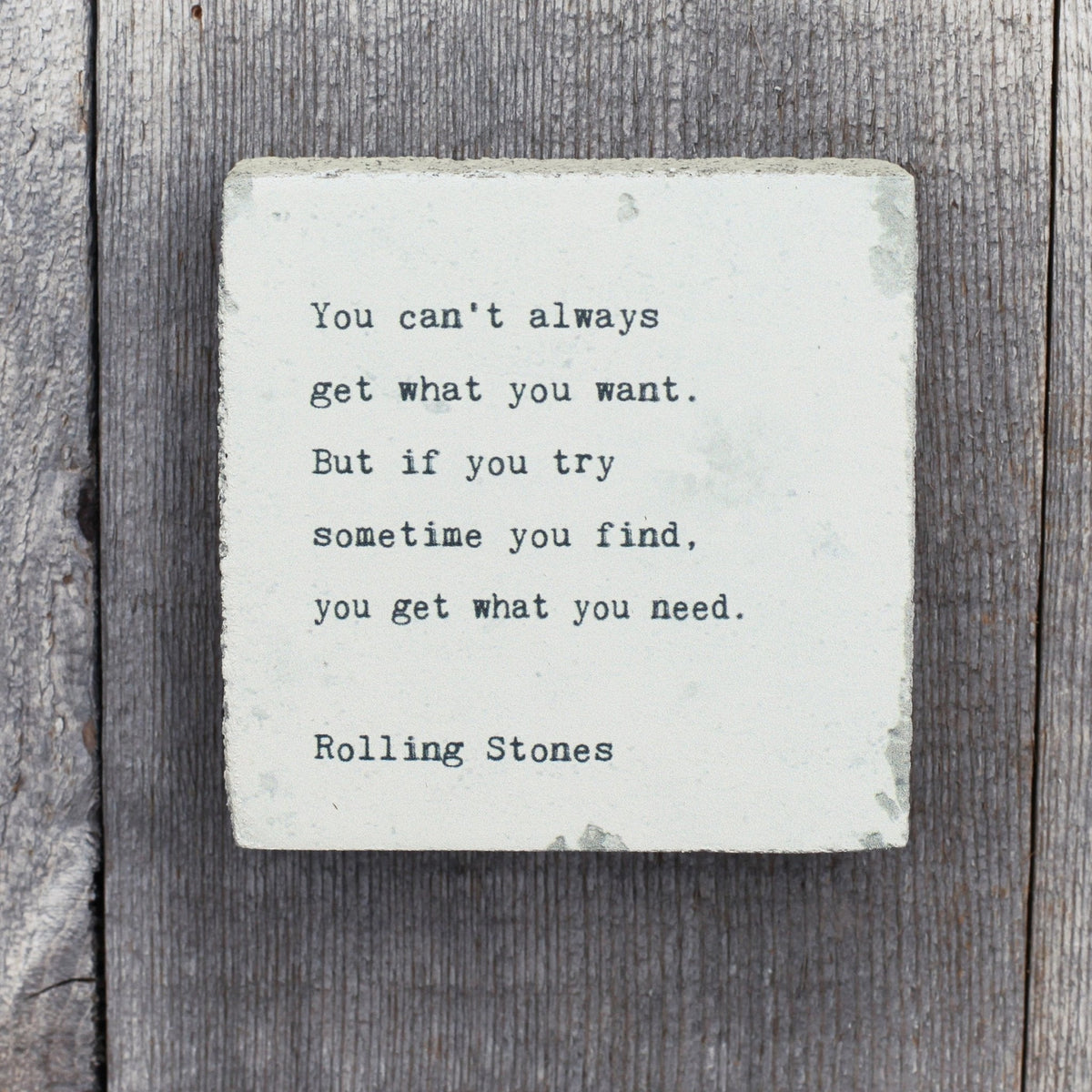 Art Block - Little Gem - Can't Always Get (Rolling Stones)