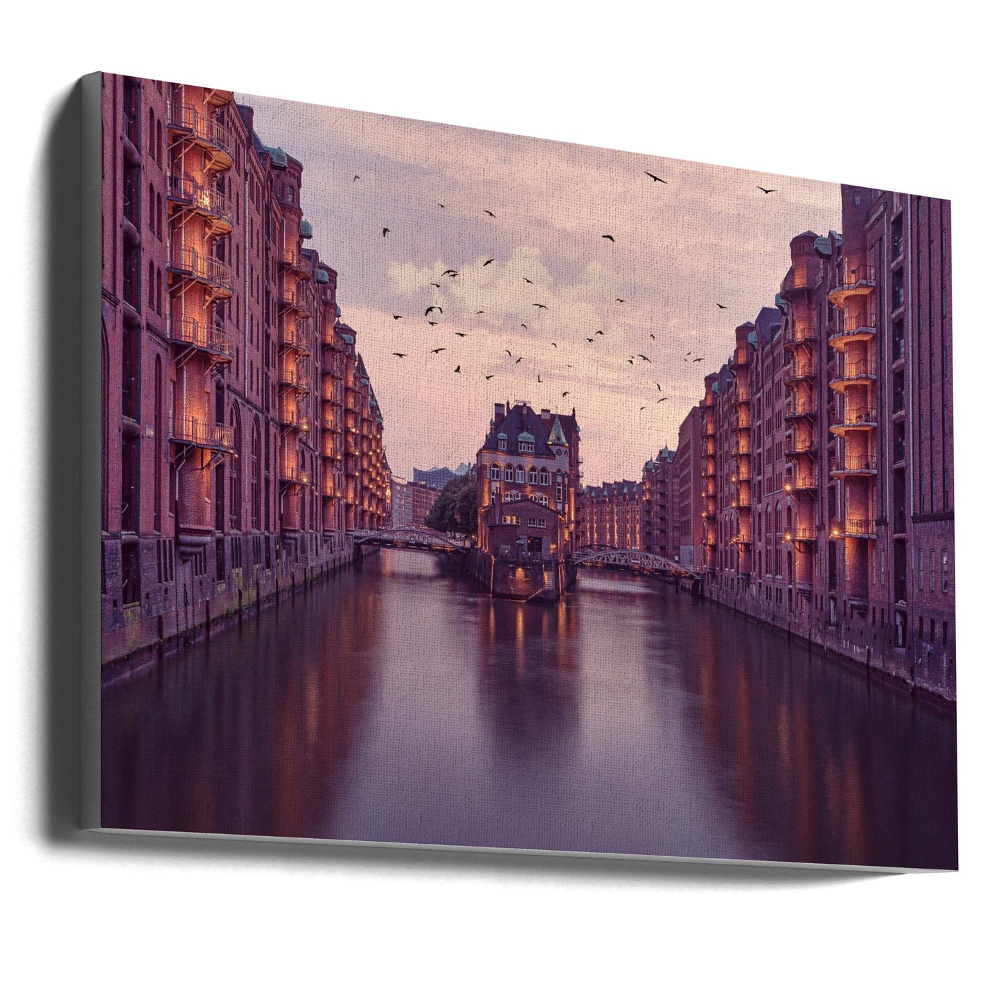 Décoration murale – Ville d'entrepôts