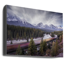 Art mural Train rapide