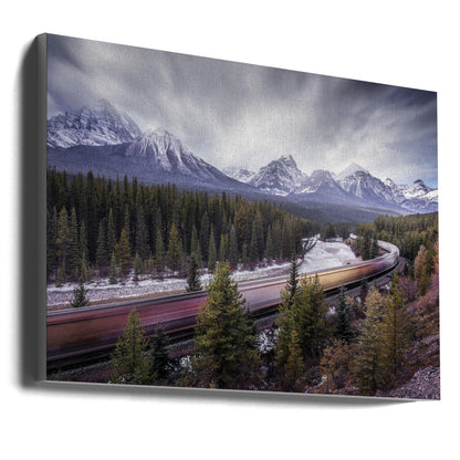Art mural Train rapide