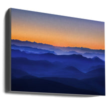 Art mural Montagnes brumeuses