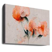 Art mural Fleurs de corail en filigrane