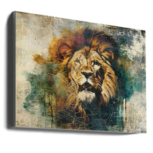 Art Mural Lion Animal Illustration Vintage Art Mural 06