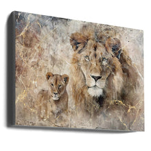 Art mural Lion Animal Art Vintage Illustration Décoration murale 08