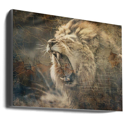 Art mural Lion Animal Art Vintage Illustration Décoration murale 09