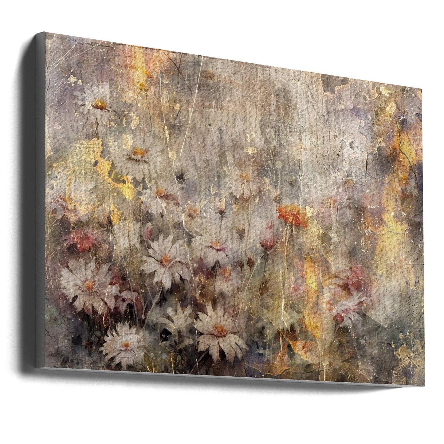 Art mural Fleur Art floral Illustration Décoration murale 010