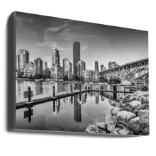 Art mural Vancouver Impression de Granville Island | Monochrome