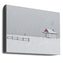 Maison de guilde sur la plage I Impression sur toile